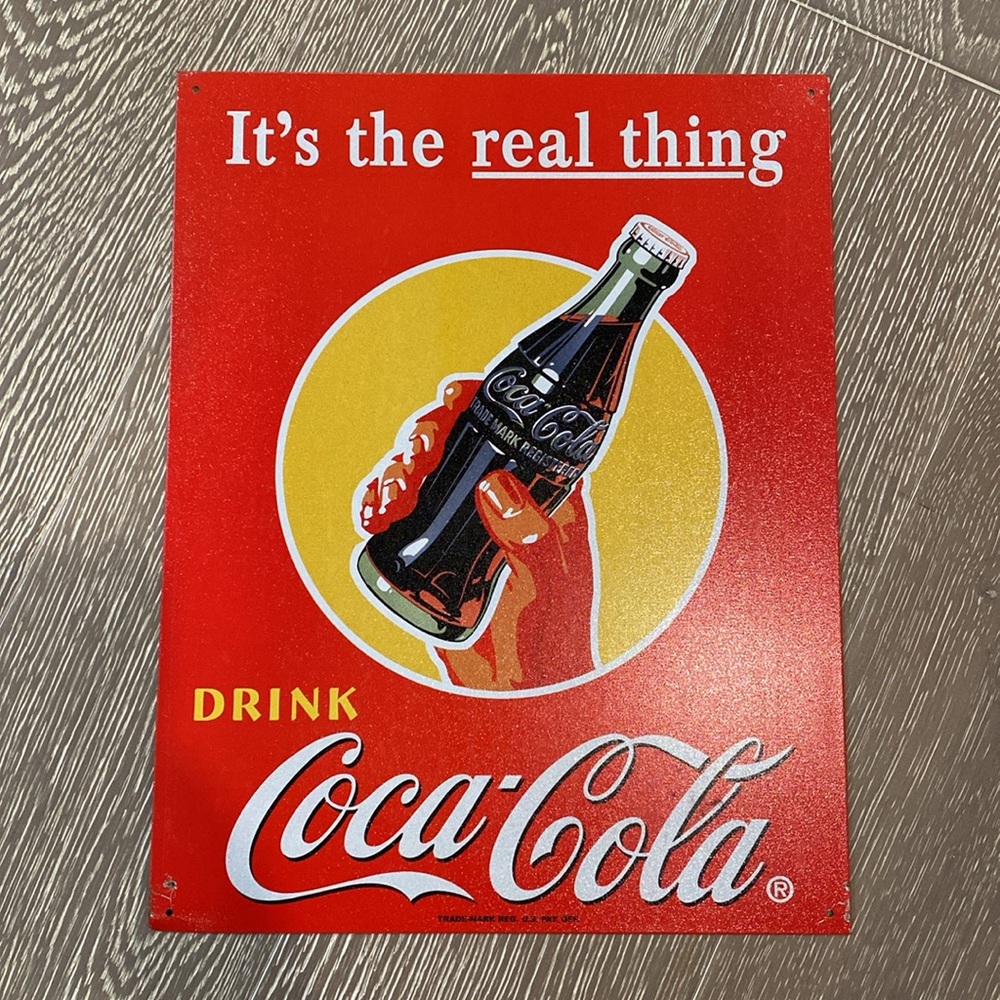 Metal Coca Cola Sign